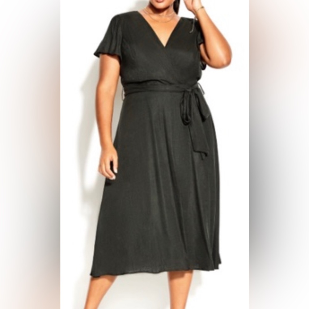 City chic midi dress 16W NEW